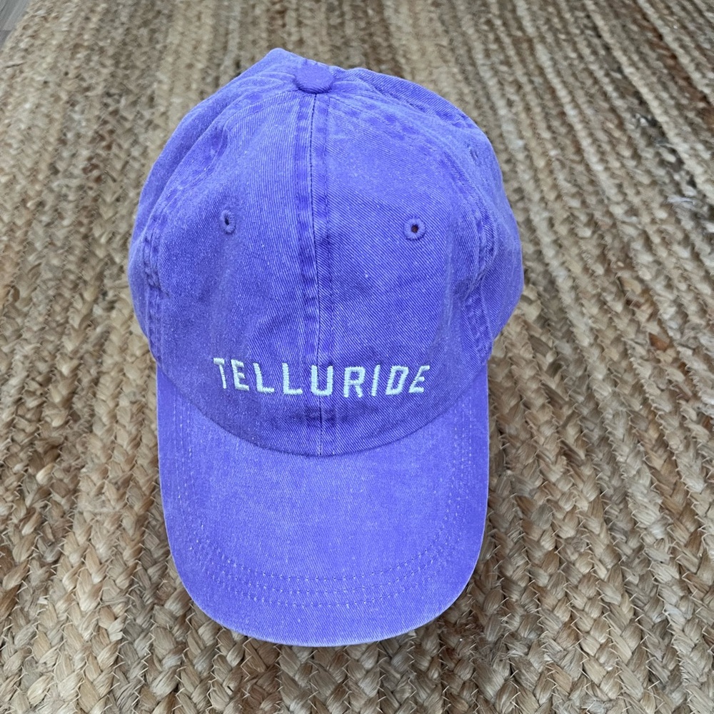 Purple Telluride Baseball Cap Russell Athletic
